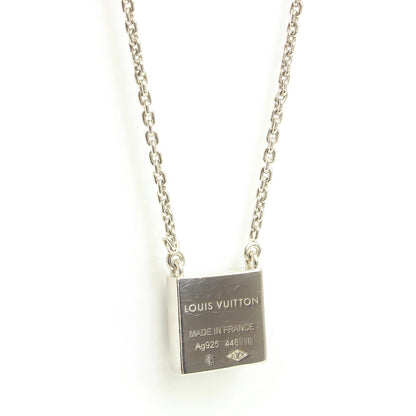 Louis Vuitton V Square Pendant Sv925 Silver
