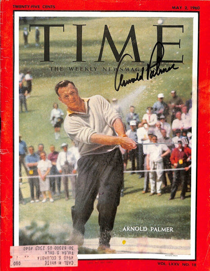 Arnold Palmer Autographed May 2, 1960 Time