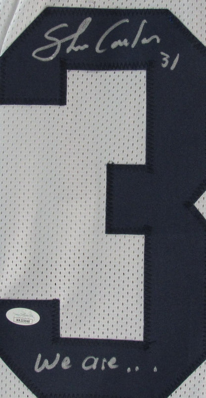 Shane Conlan Autographed/Inscribed White Custom Football Jersey Penn State Jsa