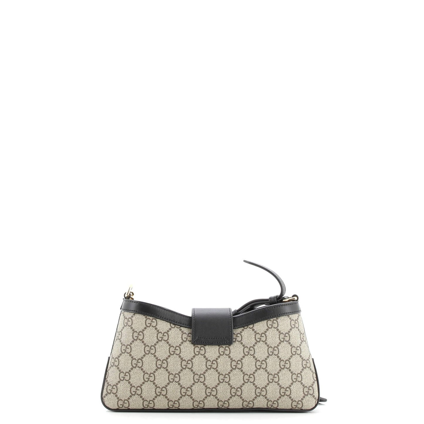 Gucci Padlock Chain Shoulder Bag Gg Coated Canvas And Leather Small