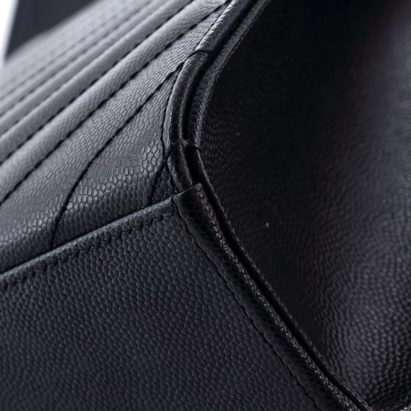 Saint Laurent Classic Monogram Envelope Satchel Matelasse Chevron Leather Large