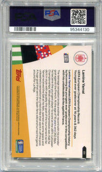 Lamine Yamal 2024 Topps Now Uefa Euro #54 Psa Gem Mt 10 Card