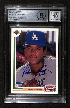 Pedro Martinez Hof Signed 1991 Upper Deck Rc Card