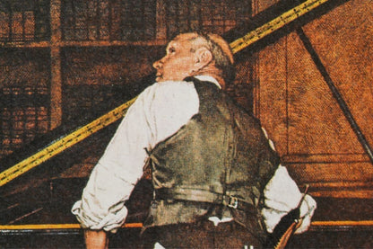 Norman Rockwell Diamond Screening The Piano Tuner Limited Edition Print 176/300