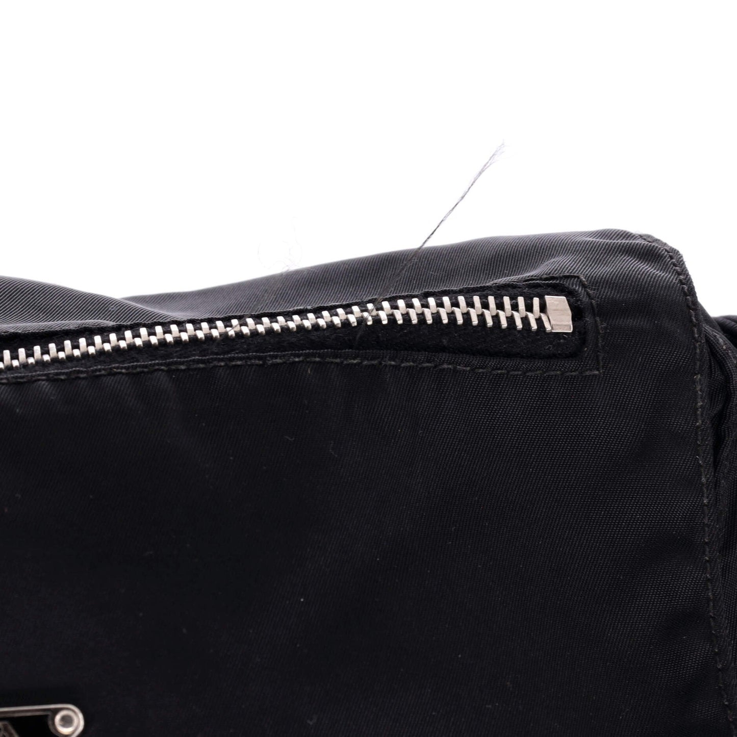Prada Buckle Messenger Bag Tessuto Small