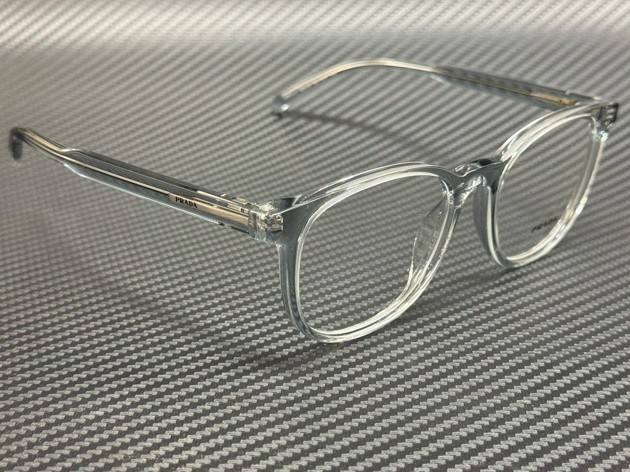 Transparent Azure Men's Eyeglasses Prada PR A15V 19T1O1 52 mm