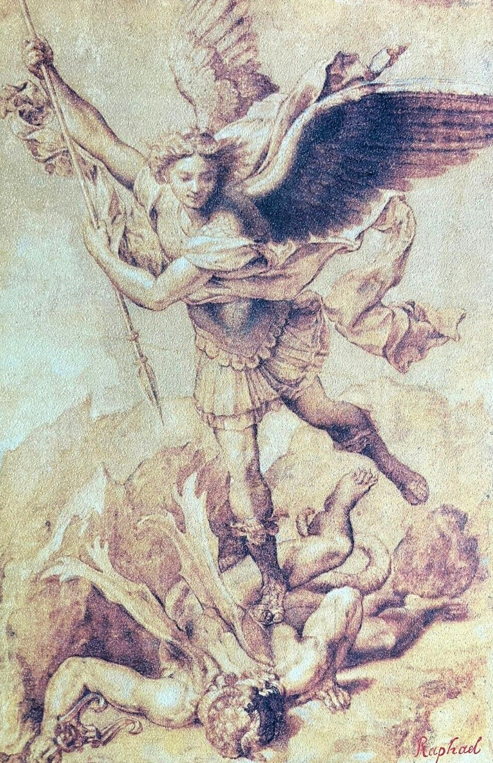 Raffaello Sanzio Lithograph 1968 Limited Edition Numbered With Certified Pencil