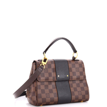 Louis Vuitton Bond Street Handbag Damier With Leather Bb