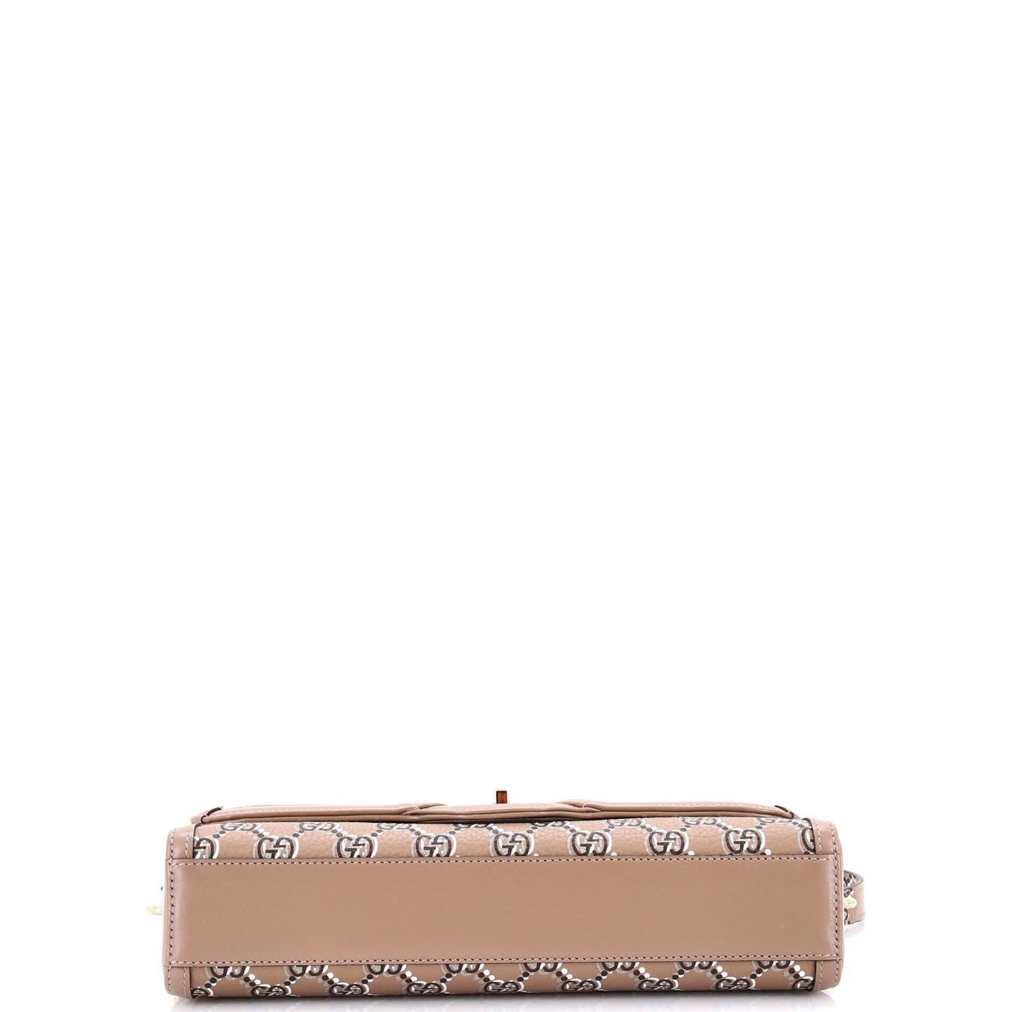 Gucci Luce Shoulder Bag Optical Gg Printed Leather Small