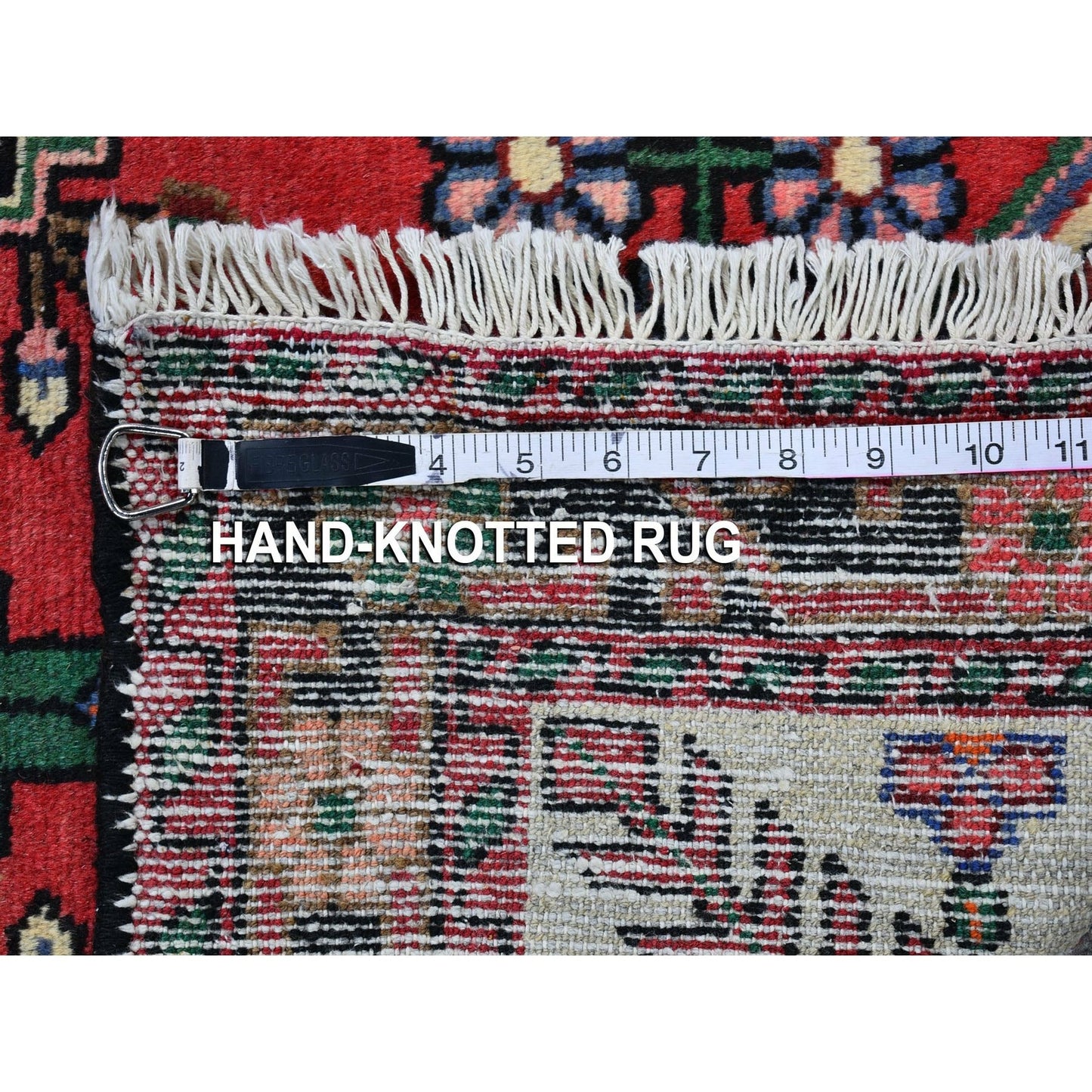 3'8"X5'3" Vintage Farsian Amadan Exc Cond Tribal Design Wool Handmade Rug