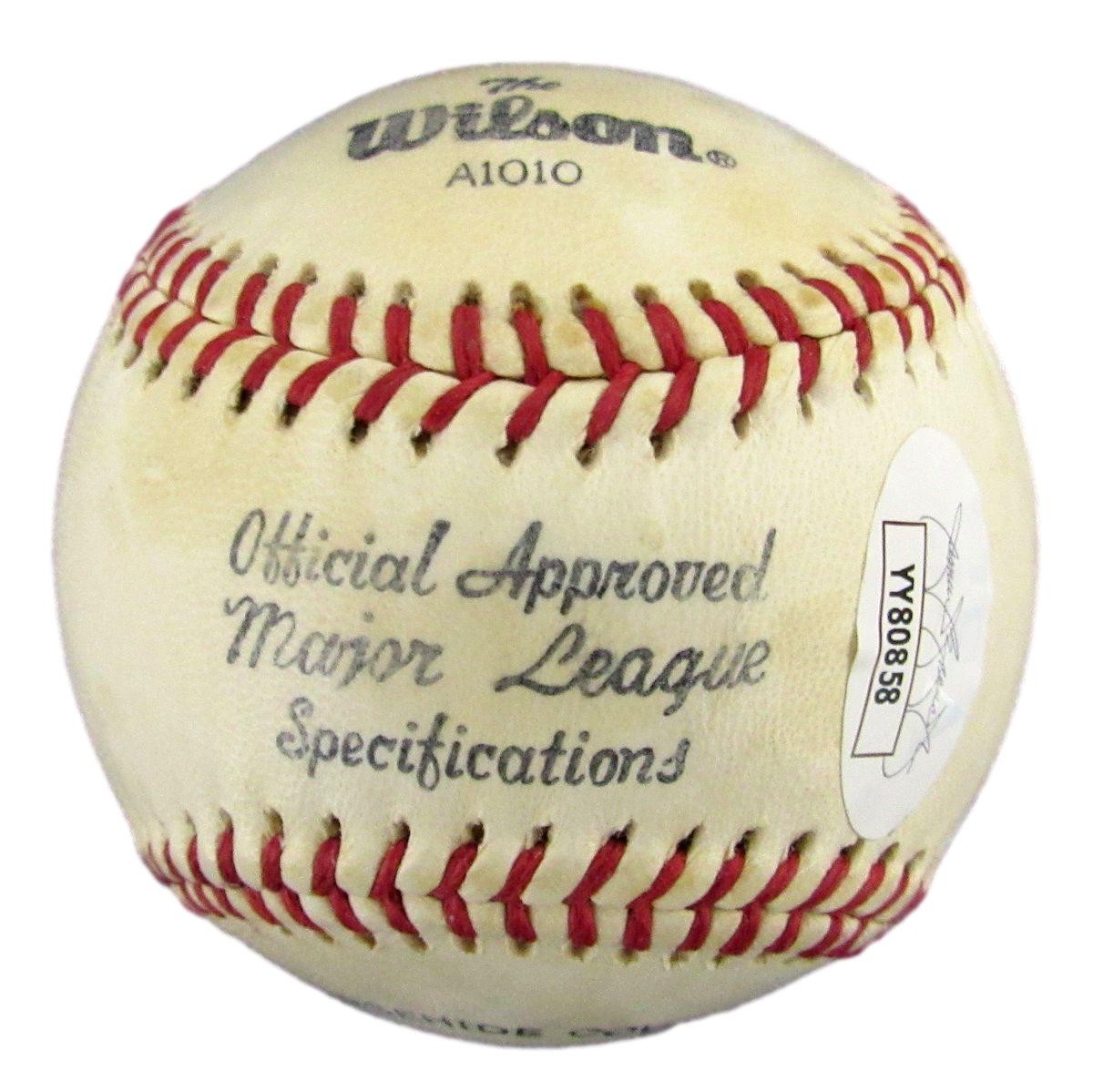 Waite Hoyt Hof Signed/Auto Wilson Official Size Baseball Yankees Jsa 191765