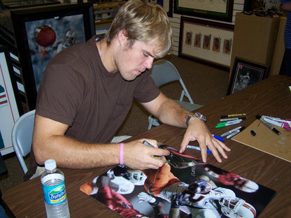 Greg Olsen Go Canes Autographed16X20 Football Photo