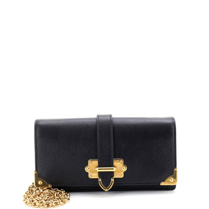 Prada Cahier Crossbody Bag Saffiano Leather Mini