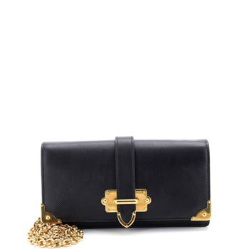 Prada Cahier Crossbody Bag Saffiano Leather Mini