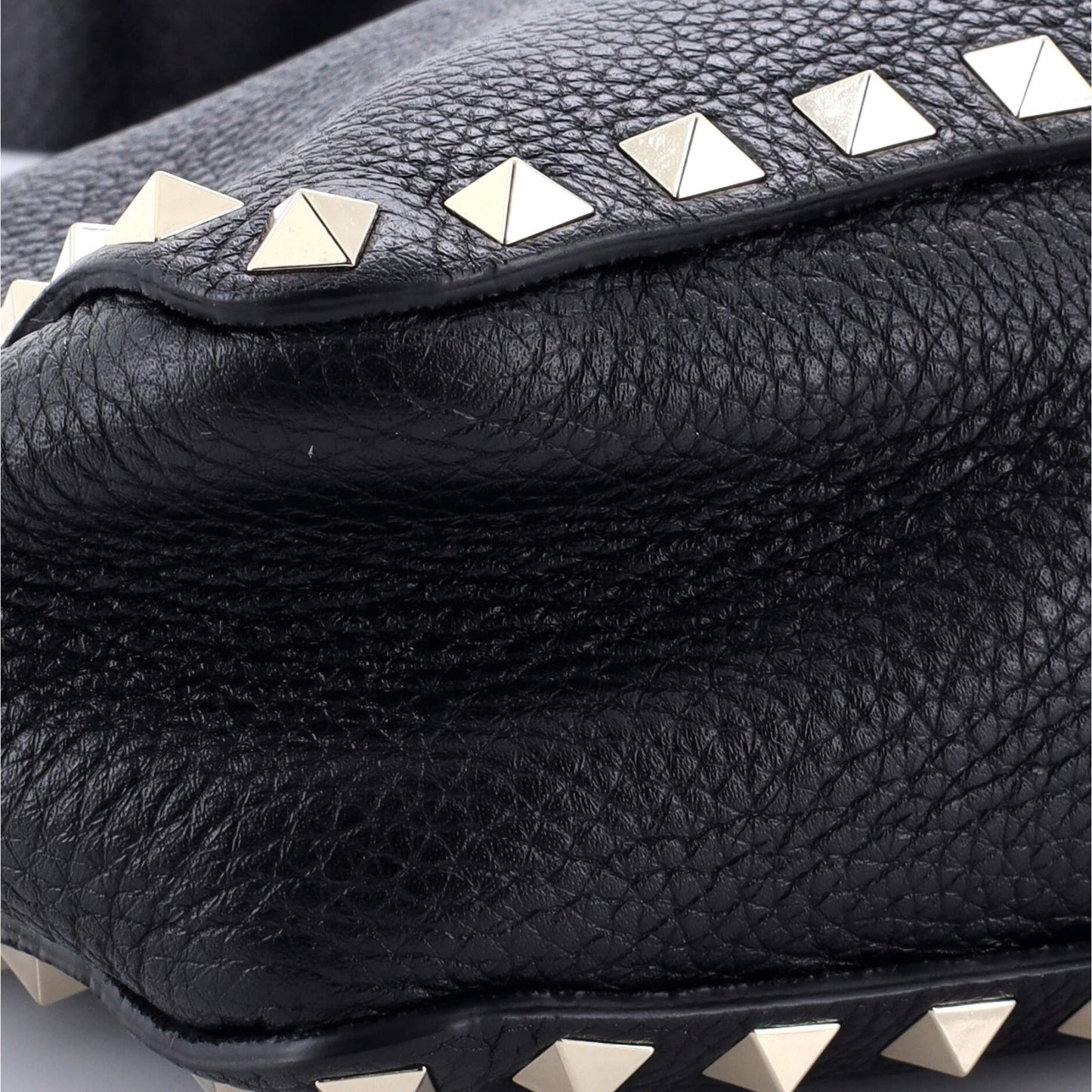 Valentino Garavani Rockstud Flip Lock Messenger Bag Leather Mini