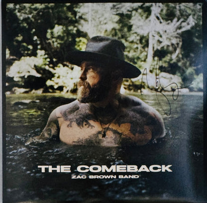Zac Brown Autographed The Comeback Record Album (Jsa)