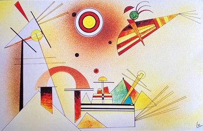 Wassily Kandinsky Lithograph Coa Josef Albers Piet Mondrian