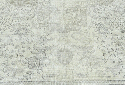 Handmade Antique Distressed Oriental Rug Muted