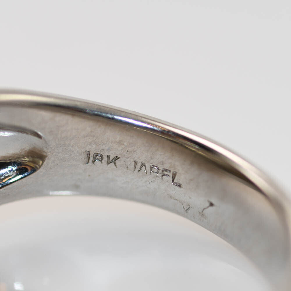 18K White Gold Men'S Diamond Solitaire Ring By