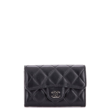 Chanel Classic Flap Card Case Quilted Lambskin