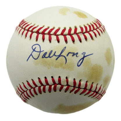 Dale Long Signed/Autographed Oal Baseball New