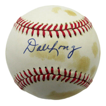 Dale Long Signed/Autographed Oal Baseball New