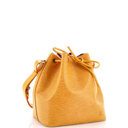 Louis Vuitton Petit Noe Handbag Epi Leather