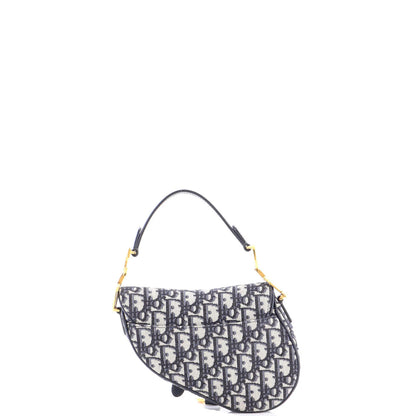 Christian Dior Saddle Handbag Oblique Canvas Mini