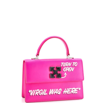 Off White Jitney 1.4 Bag Printed Leather