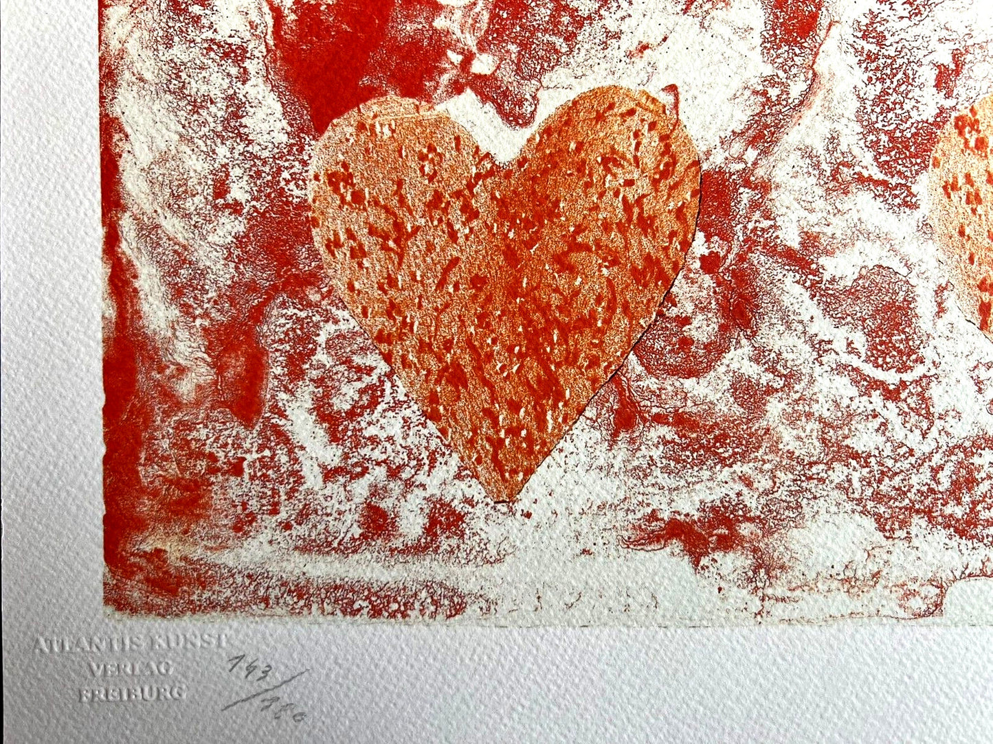 Jim Dine Lithograph Coa Signed Numbered 180 Ex