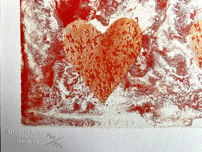 Jim Dine Lithograph Coa Signed Numbered 180 Ex