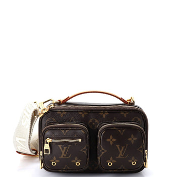 Louis Vuitton Utility Crossbody Bag Monogram Canvas