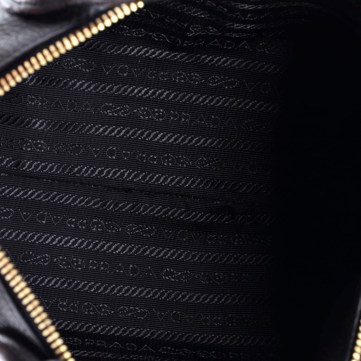 Prada Dual Strap Zip Tote Vitello Daino Small