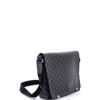 MM Louis Vuitton District NM Messenger Bag Damier Graphite
