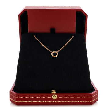 Gold Cartier Trinity Choker Necklace 18K Tricolor