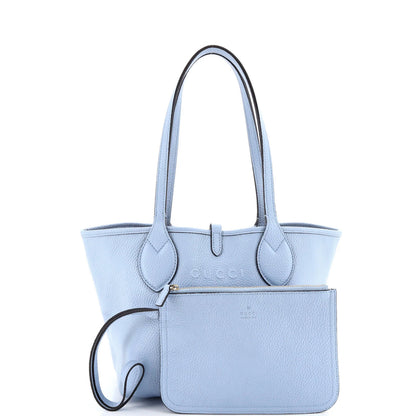 Gucci Reversible Totissima Shopping Tote Leather And Gg Canvas Small