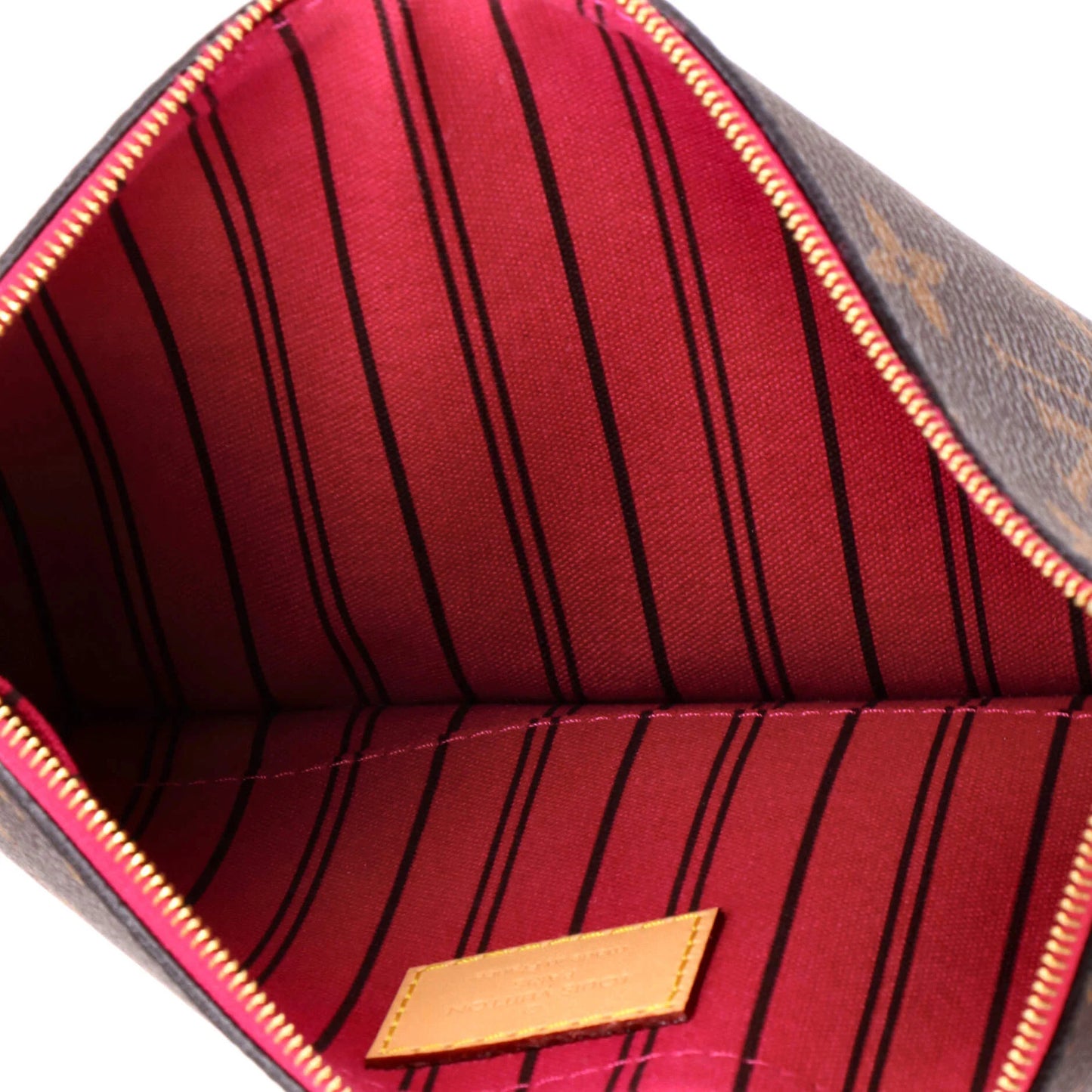 Louis Vuitton Neverfull Pochette Monogram Canvas Large