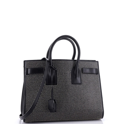 Saint Laurent Sac De Jour Bag Studded Leather Small