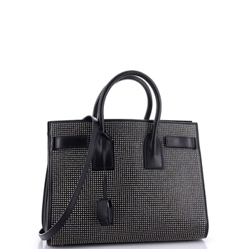 Saint Laurent Sac De Jour Bag Studded Leather Small