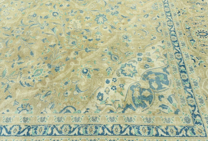 10X13 Ft Antique Stone-Washed Oriental Rug Floral