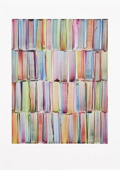 Bernard Frize (B. 1954) Neoci 2013 Signed Art