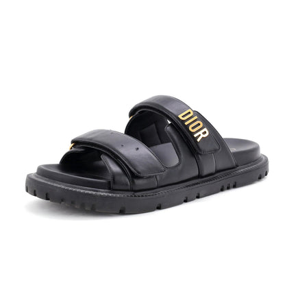 Christian Dior Women'S Dioract Slide Sandals Leather