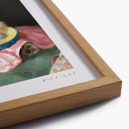 Alison Friend - Dog Framed Signed - Little Ivy 2024 Open Edition With Coa