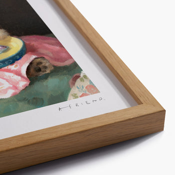 Alison Friend - Dog Framed Signed - Little Ivy 2024 Open Edition With Coa