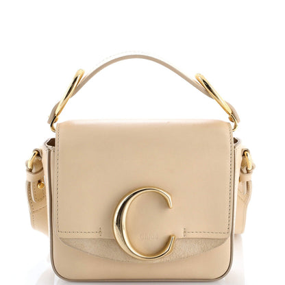 Chloe C Flap Bag Leather Mini