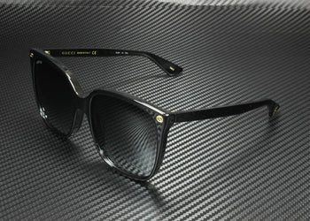 GUCCI GG0022S 001 Black Cat Eye Women's Authentic
