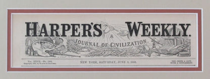 June 9, 1883 Harper'S Weekly Newspaper Baseball