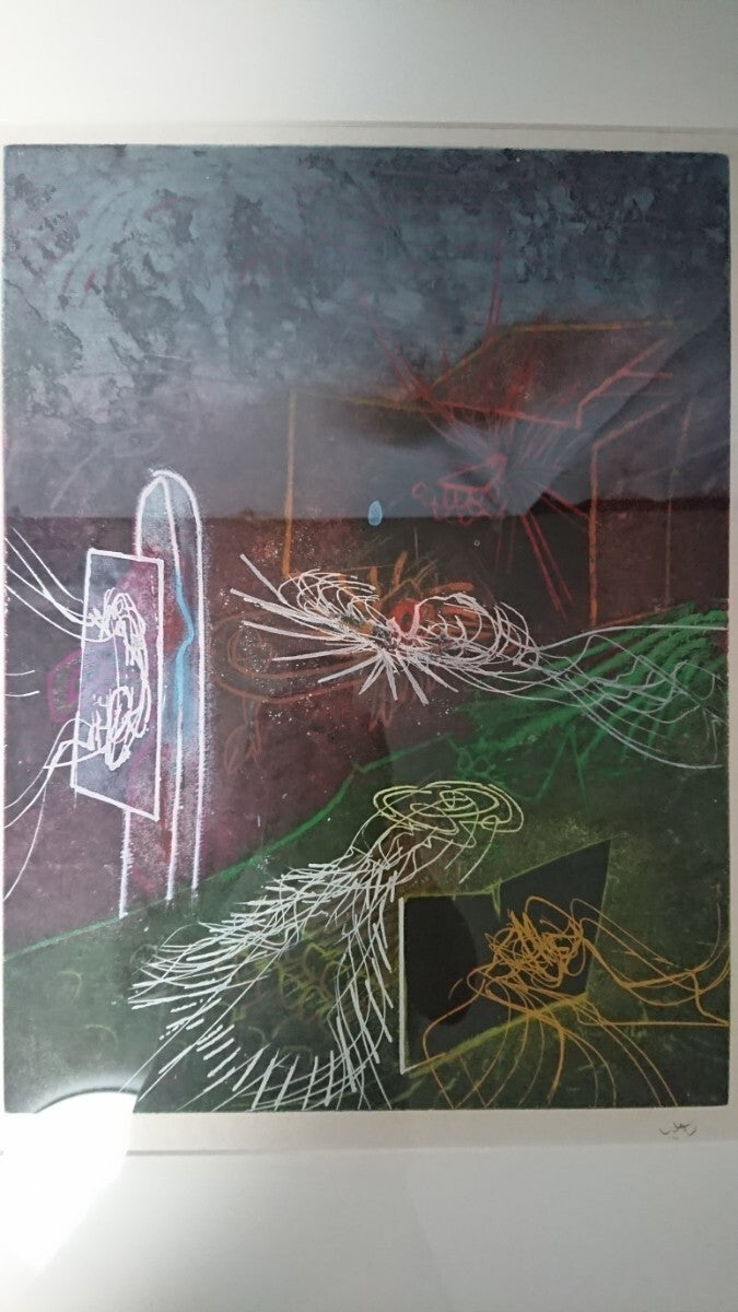 Roberto Matta Original Etching Aquatint 1978 Ed100 Signed Surrealism Art Print