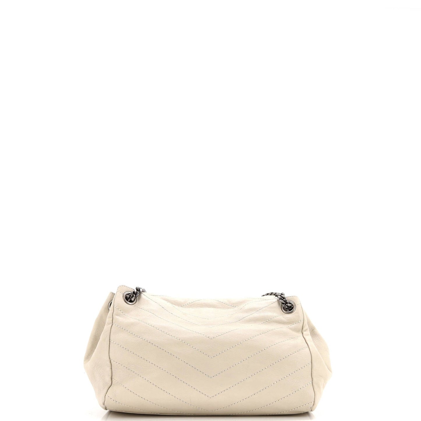 Saint Laurent Nolita Satchel Matelasse Chevron Leather Medium