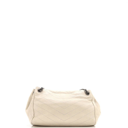 Saint Laurent Nolita Satchel Matelasse Chevron Leather Medium